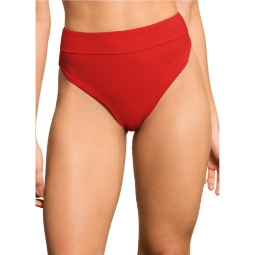 Maaji Crimson Suzy Q High-Rise/High Leg Bottoms