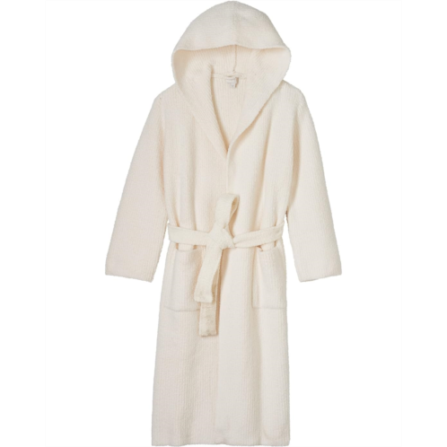 Womens Barefoot Dreams CozyChic Ribbed Hooded Robe