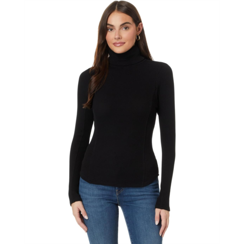 Womens Mod-o-doc Long Sleeve Fold Over Turtleneck Top