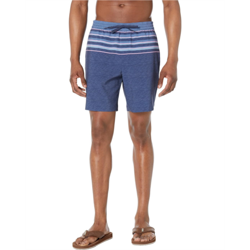 Original Penguin Golf Slub Stripe Block Boardshorts