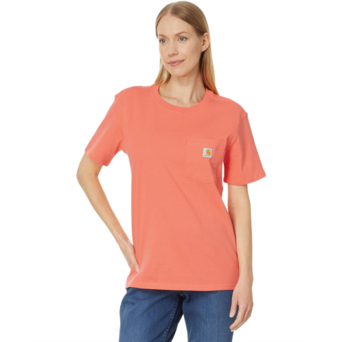 Womens Carhartt WK87 Workwear Pocket Short Sleeve T-Shirt