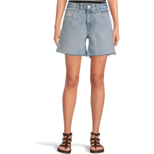 Womens Paige Archie Long Shorts in Grand Tour