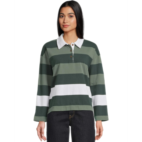 Womens Madewell Hannah Rugby Polo