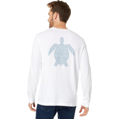 Life is Good Tribal Sea Turtle Long Sleeve Crusher Tee