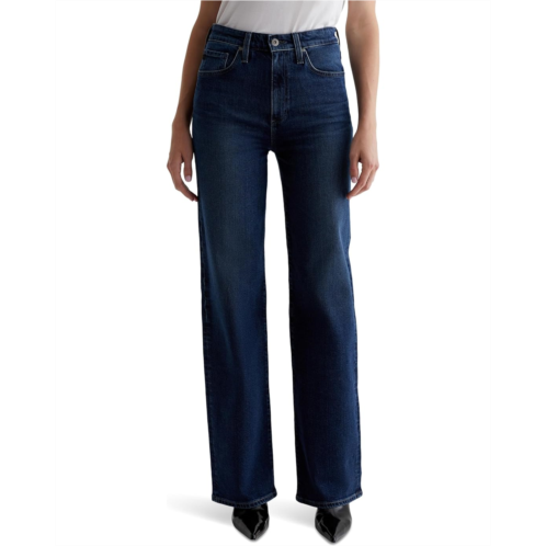 Womens AG Jeans Kora High Rise Wide Leg in Midnight Sun