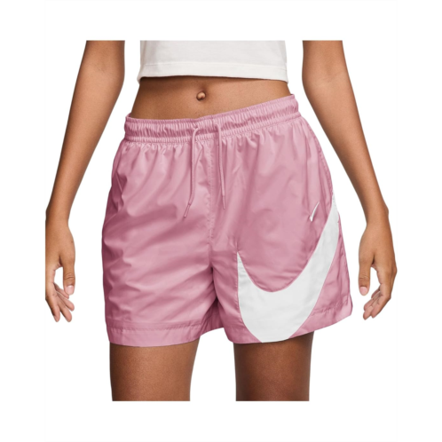 Womens Nike Sportswear Classic Woven Mid-rise 5 Logo Shorts