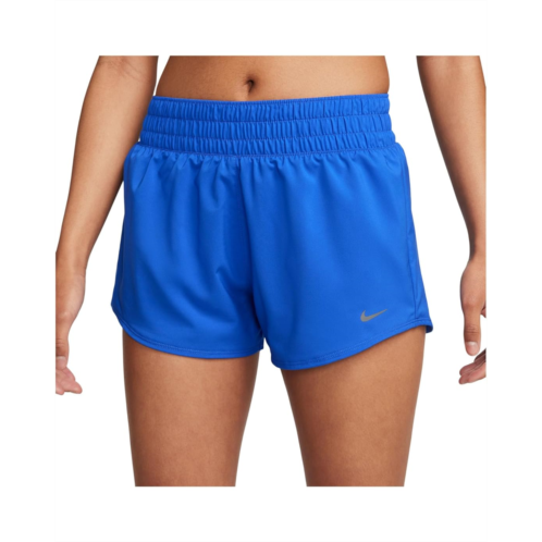 Womens Nike One Dri-FIT Mid-Rise 3 Brief-lined Shorts