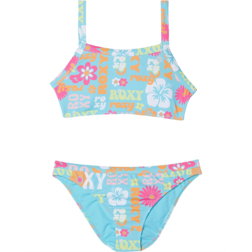 Roxy Kids Island Trip Crop Top Set (Big Kids)