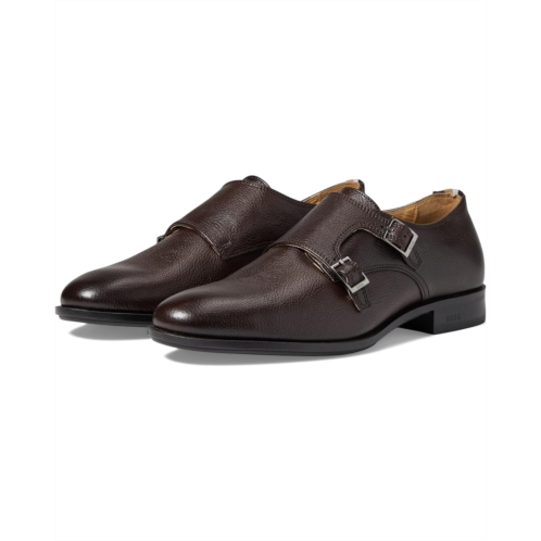 Mens BOSS Colby Leather Double Monk Shoes