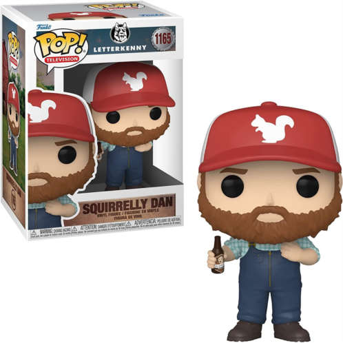 TOYBOP Protector + Letterkenny Pop! Television Vinyl Figurine (Bundled with Funko Compatible Pop Box Protector Case) (Squirrelly Dan)