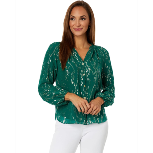 Womens Lilly Pulitzer Saige Long Sleeve Silk Top