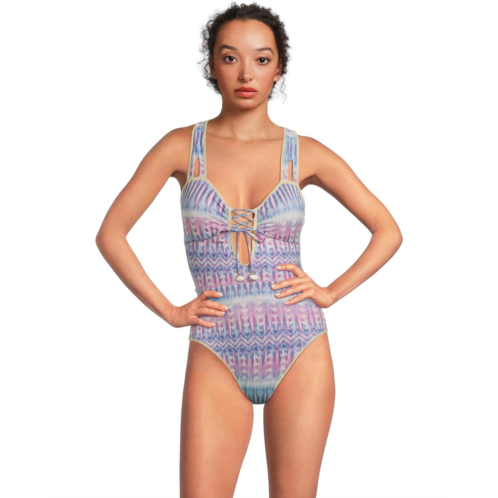 BECCA Tulum Kylam Metallic Bandeau One Piece