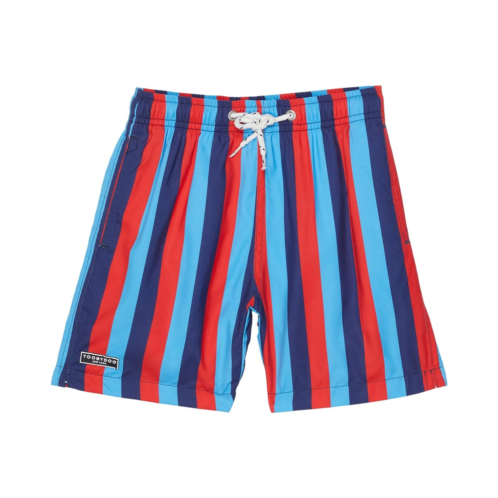 Toobydoo Azure Blue Classic Swim Shorts (Toddler/Little Kids/Big Kids)