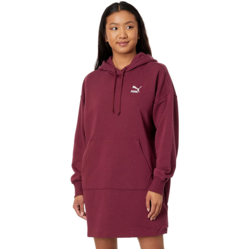 Womens PUMA Classics French Terry Hooded Dress