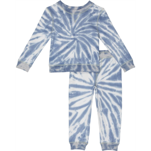 Splendid Littles Circular Tie-Dye Sweatshirt Set (Toddler/Little Kids/Big Kids)