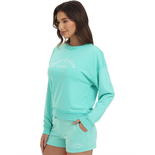 Juicy Couture Embroidered Pullover Sweatshirt