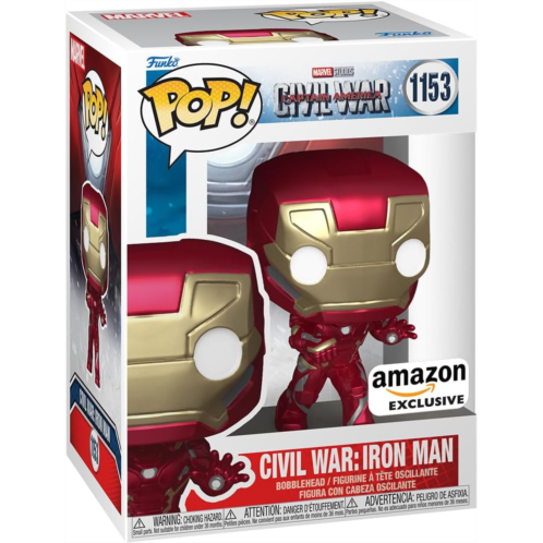 Funko Pop! Marvel: Captain America: Civil War Build A Scene - Iron Man, Amazon Exclusive, Figure 11 of 12