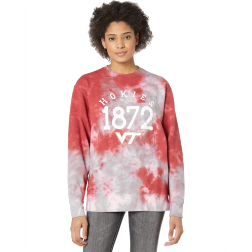 Lauren James Virginia Tech Hokies Tie-Dye Sweatshirt