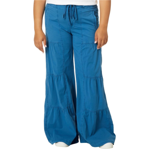 Womens XCVI Terraced Wide Leg Pants