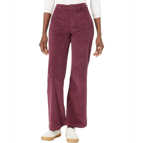 Womens Faherty Stretch Cord Patch Pocket Pants