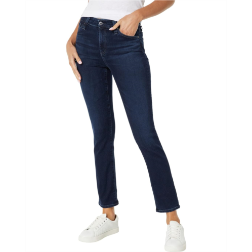 Womens AG Jeans Mari High-Rise Slim Straight in Plaza