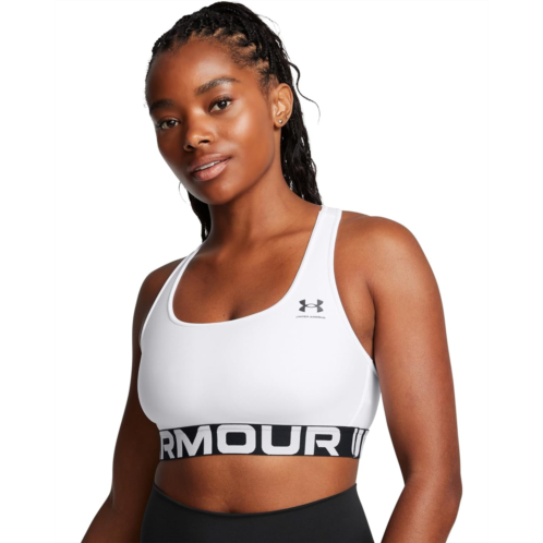 Womens Under Armour HeatGear Armour Mid Impact Branded Bra