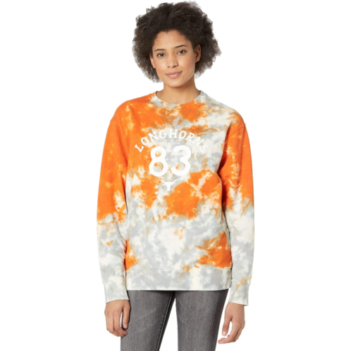 Lauren James Texas Longhorns Tie-Dye Sweatshirt