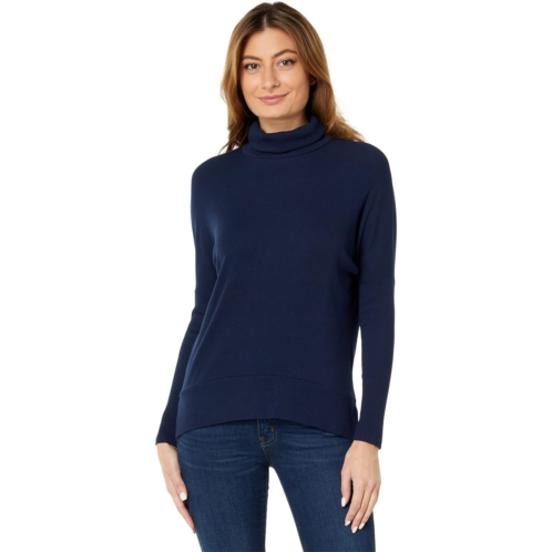 Womens bobi Los Angeles Split Hem Turtleneck