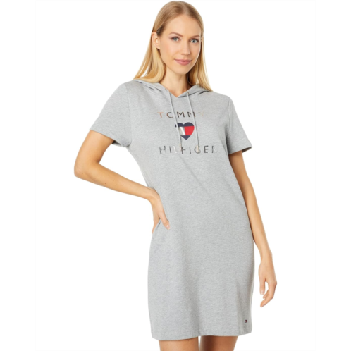 Tommy Hilfiger Logo Heart Hoodie Sweaterdress