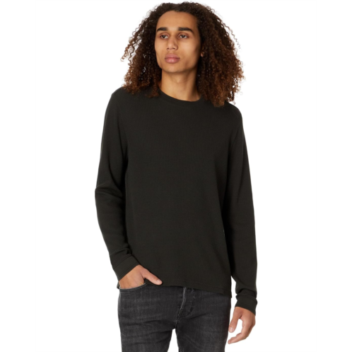 Mens John Varvatos Dante Long Sleeve Waffle Crew w/ Ottoman Rib K6415Z4