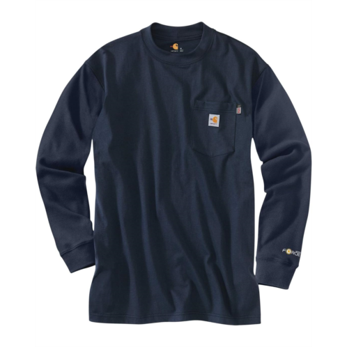 Mens Carhartt Big & Tall Flame-Resistant Force Cotton Long Sleeve T-Shirt