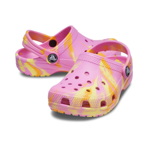 Crocs Kids Classic Marbled Tie-Dye Clog (Toddler)