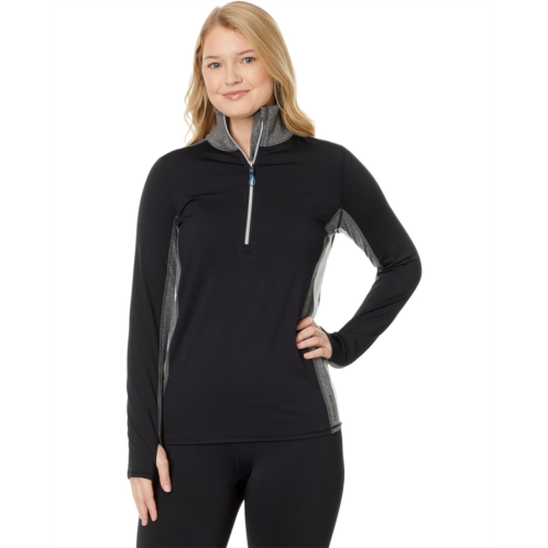 Hot Chillys Micro Elite Chamois Color-Block Zip-T