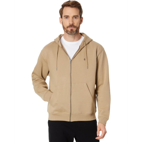 Mens Volcom Single Stone Full Zip Hoodie