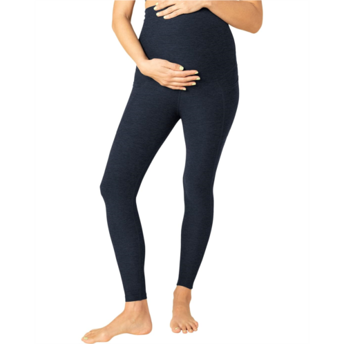 Womens Beyond Yoga Maternity Spacedye Out of Pocket High-Waisted Midi Leggings