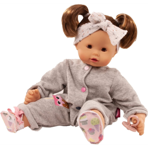 Goetz Gotz Maxy Muffin Popsicle - 16.5 Soft Baby Doll with Brown Hair to Wash & Style