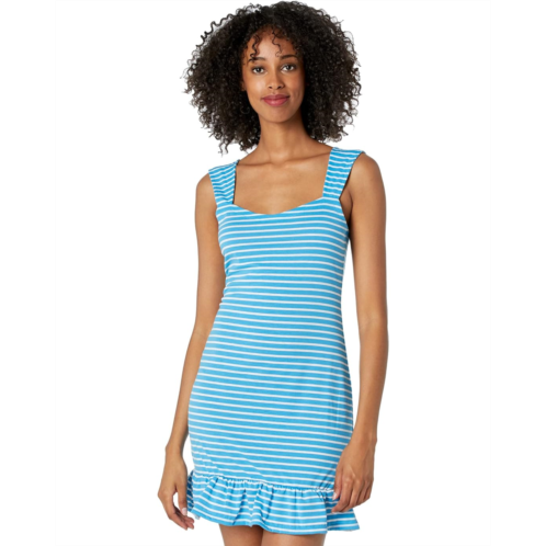 BCBGeneration Striped Knit Cap Sleeve Dress GTX1P51