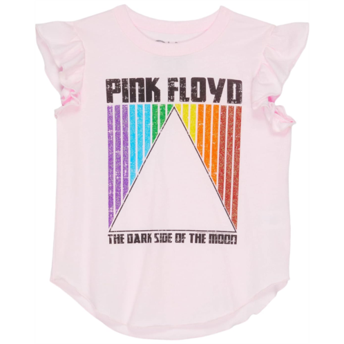 Chaser Kids Pink Floyd - Dsom Rainbow Flutter Sleeve Shirttail Tee (Little Kids/Big Kids)