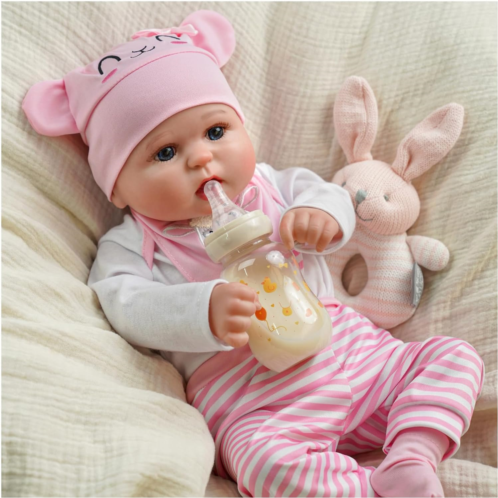 BABESIDE Reborn Baby Dolls - Bailyn, 20 Inch Handmade Realistic Baby Doll Soft Body Life Like Baby Dolls, Realistic Newborn Baby Dolls for Girls Boys Kids Age 3+