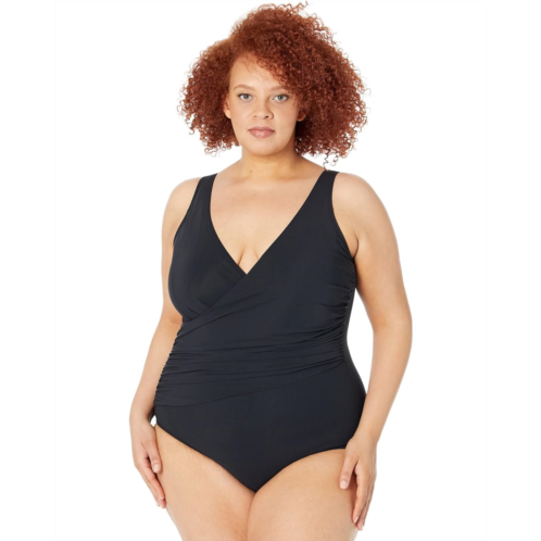 L.L.Bean LLBean Plus Size Slimming Swimwear Tank Suit