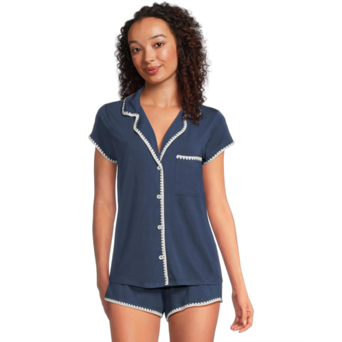 Womens Eberjey Frida Shortie Pj Set