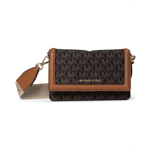 MICHAEL Michael Kors Jet Set Small Phone Crossbody With Logo Web Strap