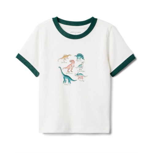 Janie and Jack Dino Graphic Tee (Toddler/Little Kids/Big Kids)