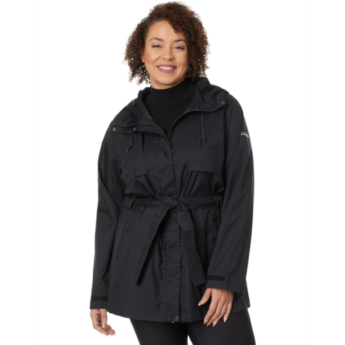 Womens Columbia Plus Size Pardon My Trench Rain Jacket