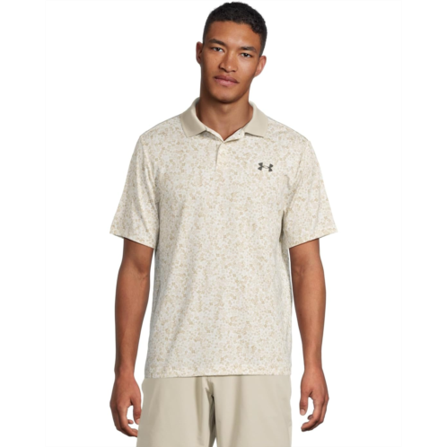 Mens Under Armour Golf Matchplay Printed Golf Polo