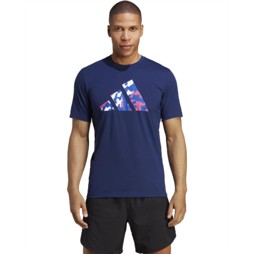 Adidas Big & Tall Training Essentials+ Big Logo Tee