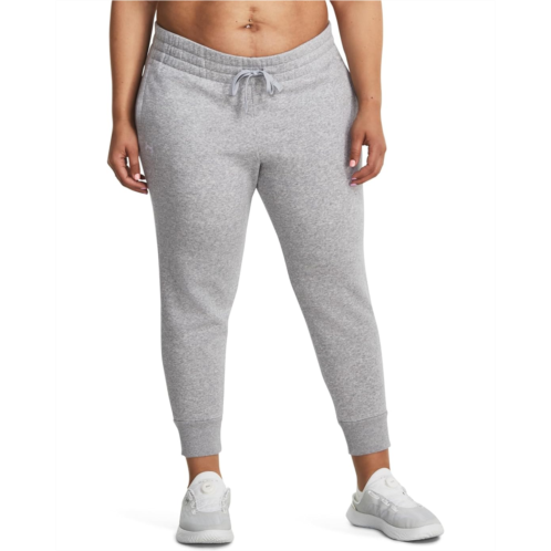 Womens Under Armour Plus Size Rival Fleece Joggers