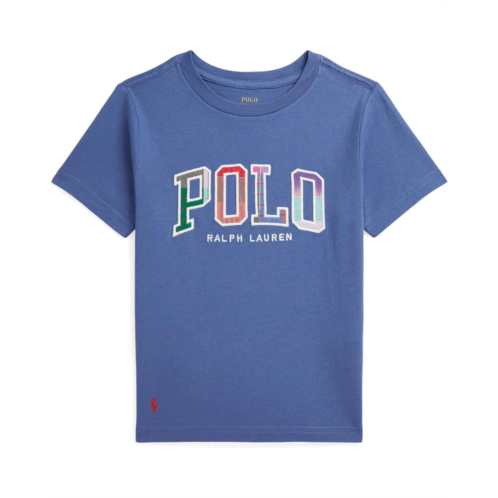 Polo Ralph Lauren Kids Madras-Logo Cotton Jersey Tee (Toddler/Little Kid)