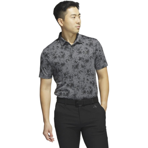 Adidas Golf Burst Jacquard Polo Shirt