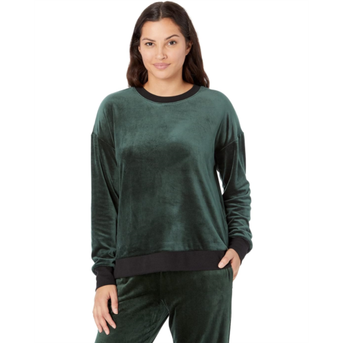 Donna Karan Long Sleeve Sleep PJ Top